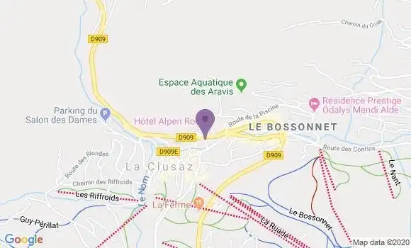 Localisation La Clusaz Bp - 74220