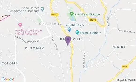 Localisation Combloux Bp - 74920