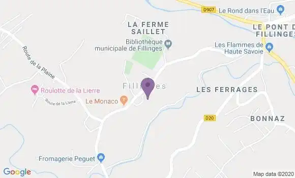 Localisation Contamine sur Arve Bp - 74130