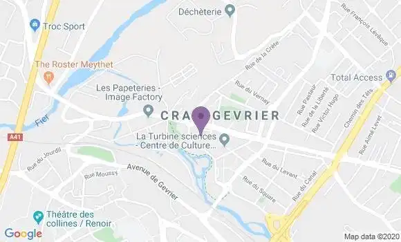Localisation Cran Gevrier - 74960