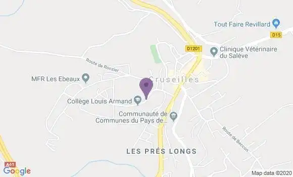 Localisation Cruseilles - 74350