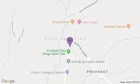 Localisation Dingy St Clair Ap - 74230