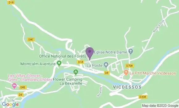Localisation Vicdessos - 09220