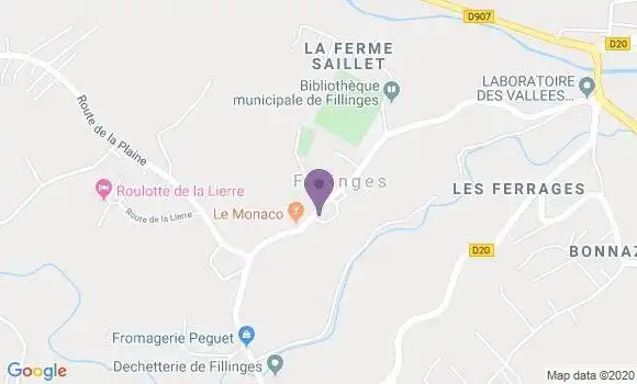 Localisation Fillinges Ap - 74250