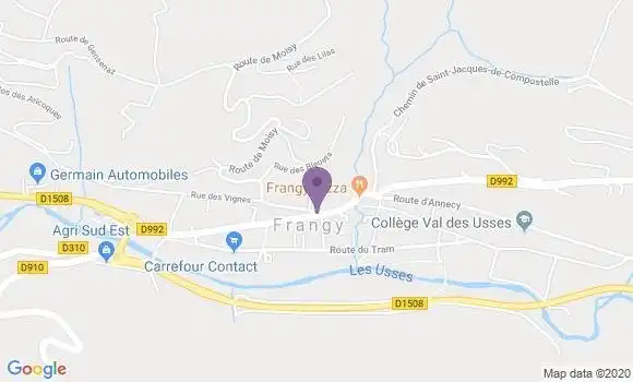 Localisation Frangy Bp - 74270