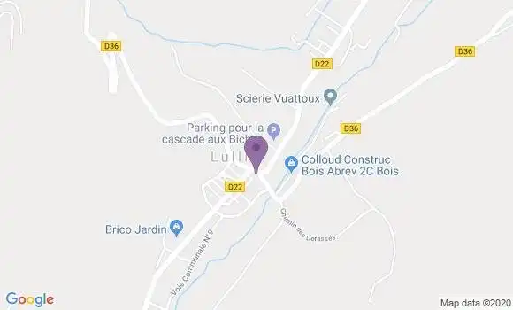 Localisation Lullin Bp - 74470