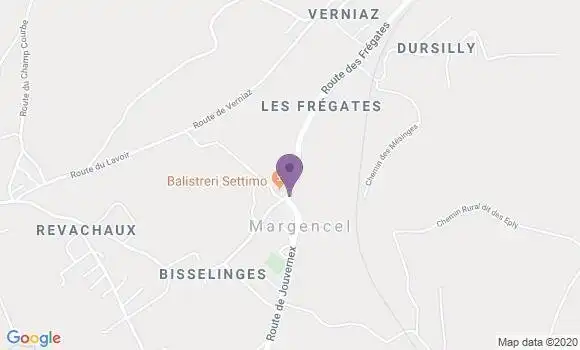 Localisation Margencel Bp - 74200