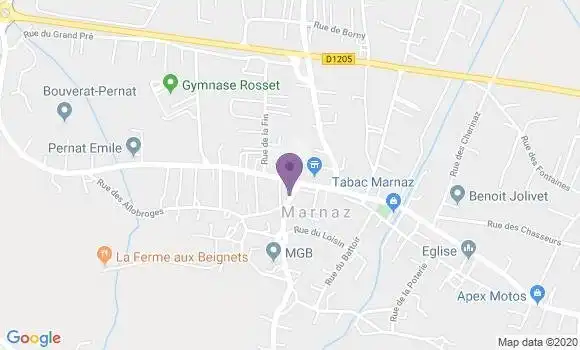 Localisation Marnaz Bp - 74460