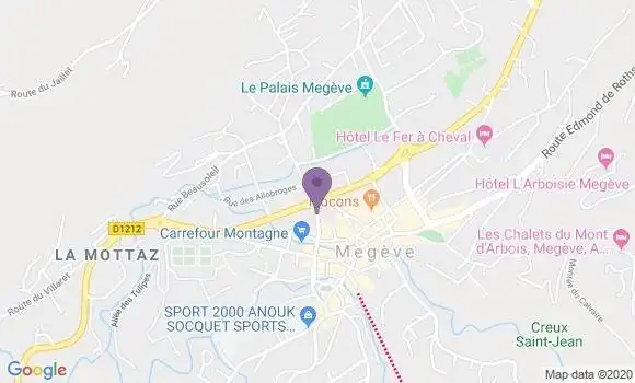 Localisation Megeve - 74120