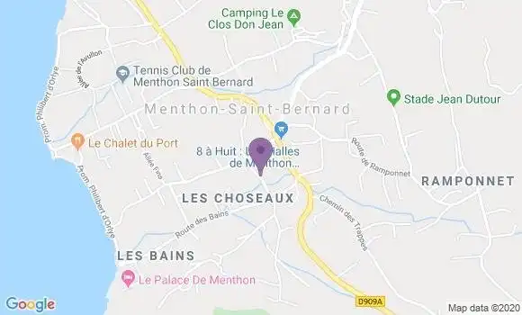 Localisation Menthon Saint Bernard - 74290