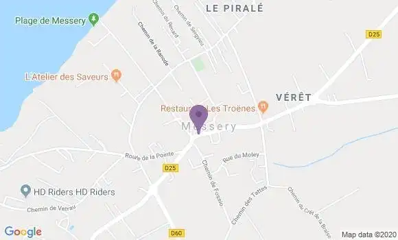 Localisation Messery Bp - 74140