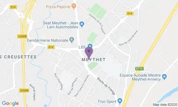Localisation Meythet - 74960