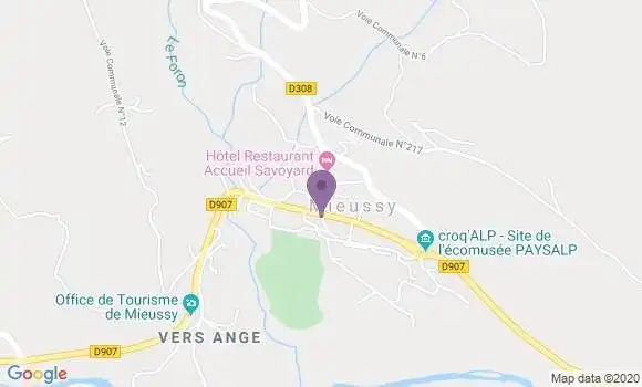 Localisation Mieussy Bp - 74440