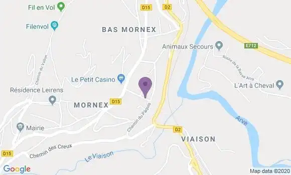 Localisation Monnetier Mornex Bp - 74560