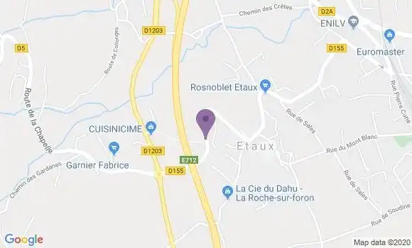 Localisation Pers Jussy Bp - 74930