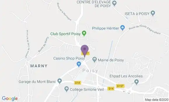 Localisation Poisy Bp - 74330