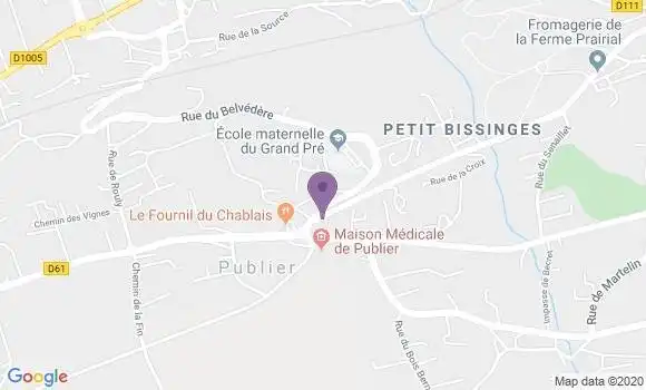 Localisation Publier Ap - 74500