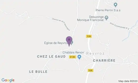 Localisation Reyvroz Ap - 74200