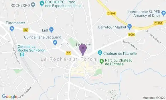 Localisation La Roche sur Foron - 74800