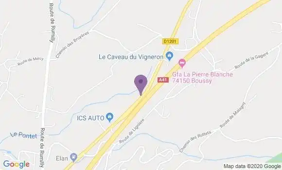 Localisation Saint Felix Bp - 74540