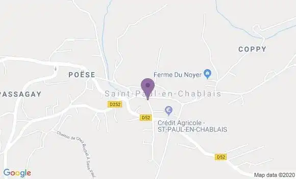 Localisation Saint Paul En Chablais - 74500