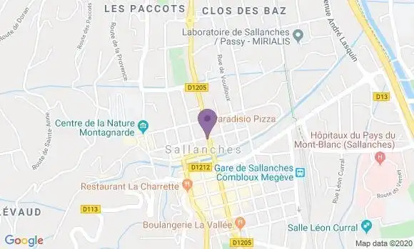 Localisation Sallanches - 74700