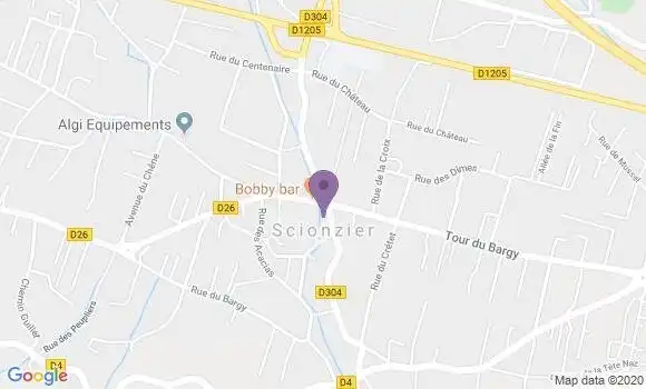 Localisation Scionzier - 74950