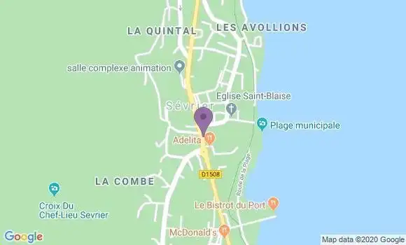 Localisation Sevrier Bp - 74320