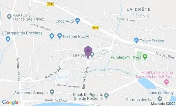 Localisation Thyez - 74300