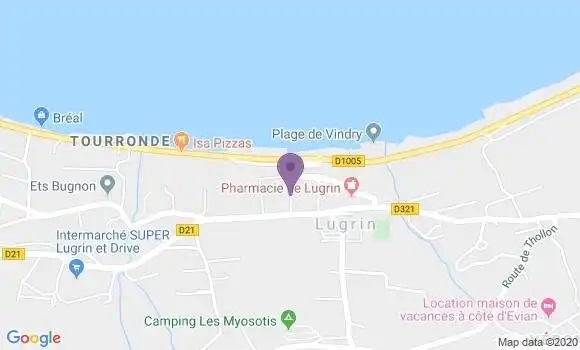 Localisation Thollon Ap - 74500