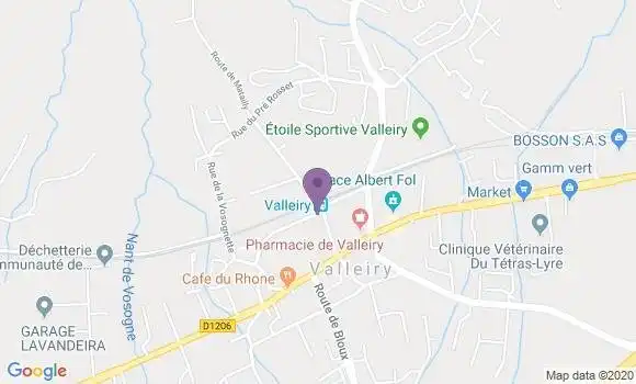 Localisation Valleiry les Citadies - 74520