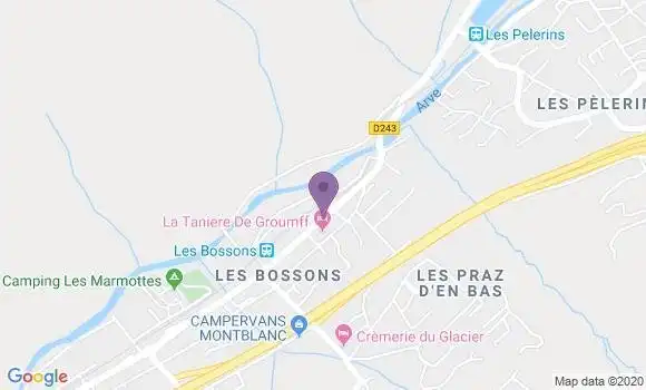 Localisation Les Bossons Bp - 74400