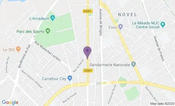 Localisation Annecy les Fins - 74000