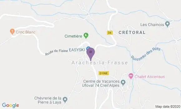 Localisation Araches Ap - 74300