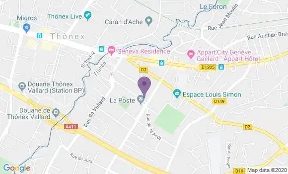 Localisation Annemasse Parc - 74100