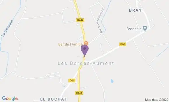 Localisation Les Bordes Aumont Bp - 10800