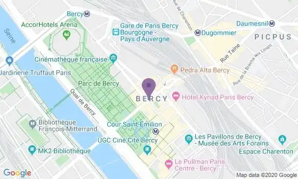 Localisation Paris Lachambeaudie - 75012