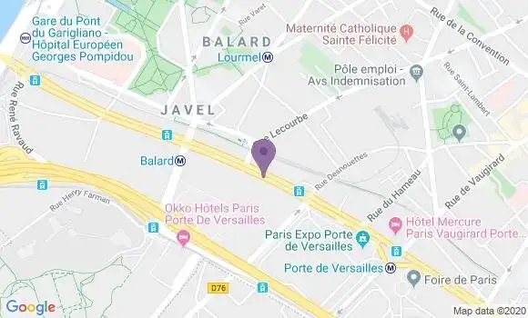Localisation Paris 15 Air Ap - 75753