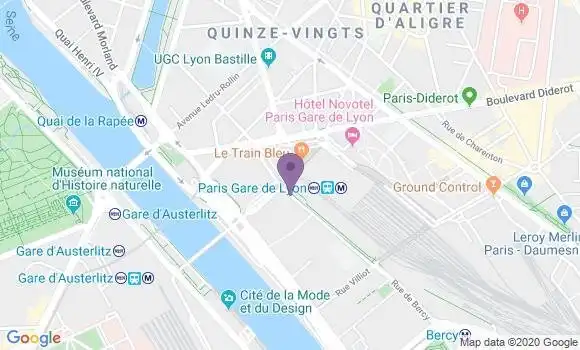 Localisation Paris Gamma Bp - 75012