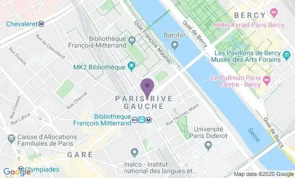 Localisation Paris Rive Gauche - 75013