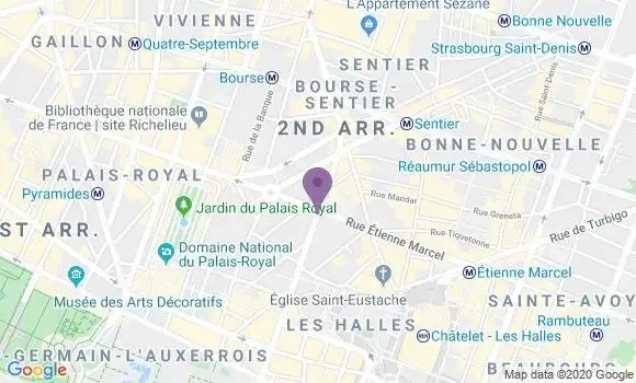 Localisation Paris Louvre - 75001
