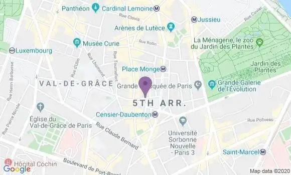 Localisation Paris Mouffetard - 75005