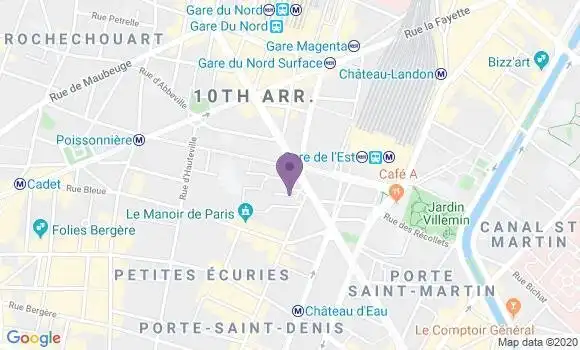 Localisation Paris Magenta - 75010