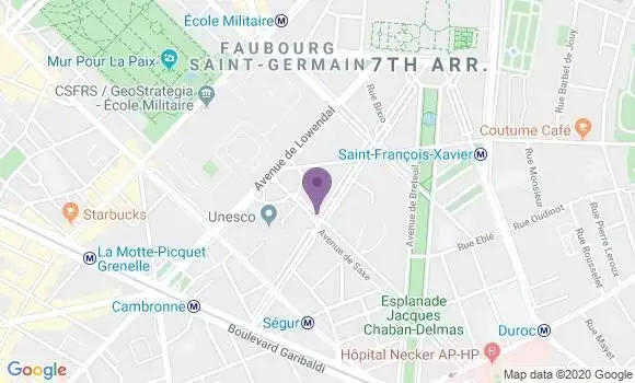 Localisation Paris Segur - 75007