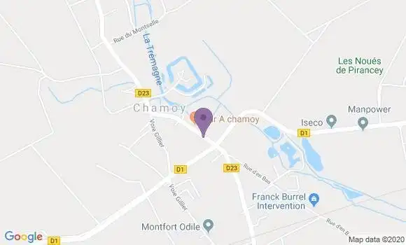 Localisation Chamoy Ap - 10130