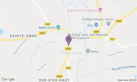 Localisation Chaource - 10210