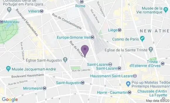 Localisation Paris Europe - 75008