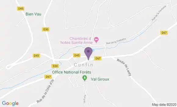 Localisation Cunfin Ap - 10360