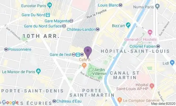 Localisation Paris Gare de L
