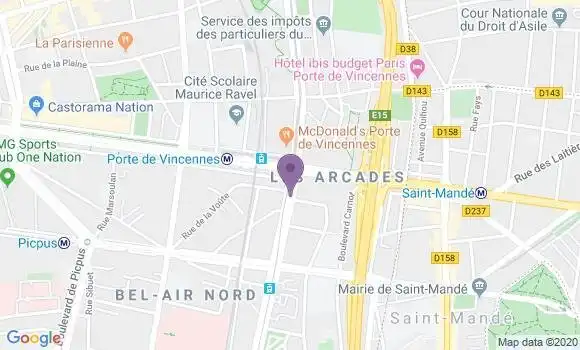 Localisation Paris Soult - 75012
